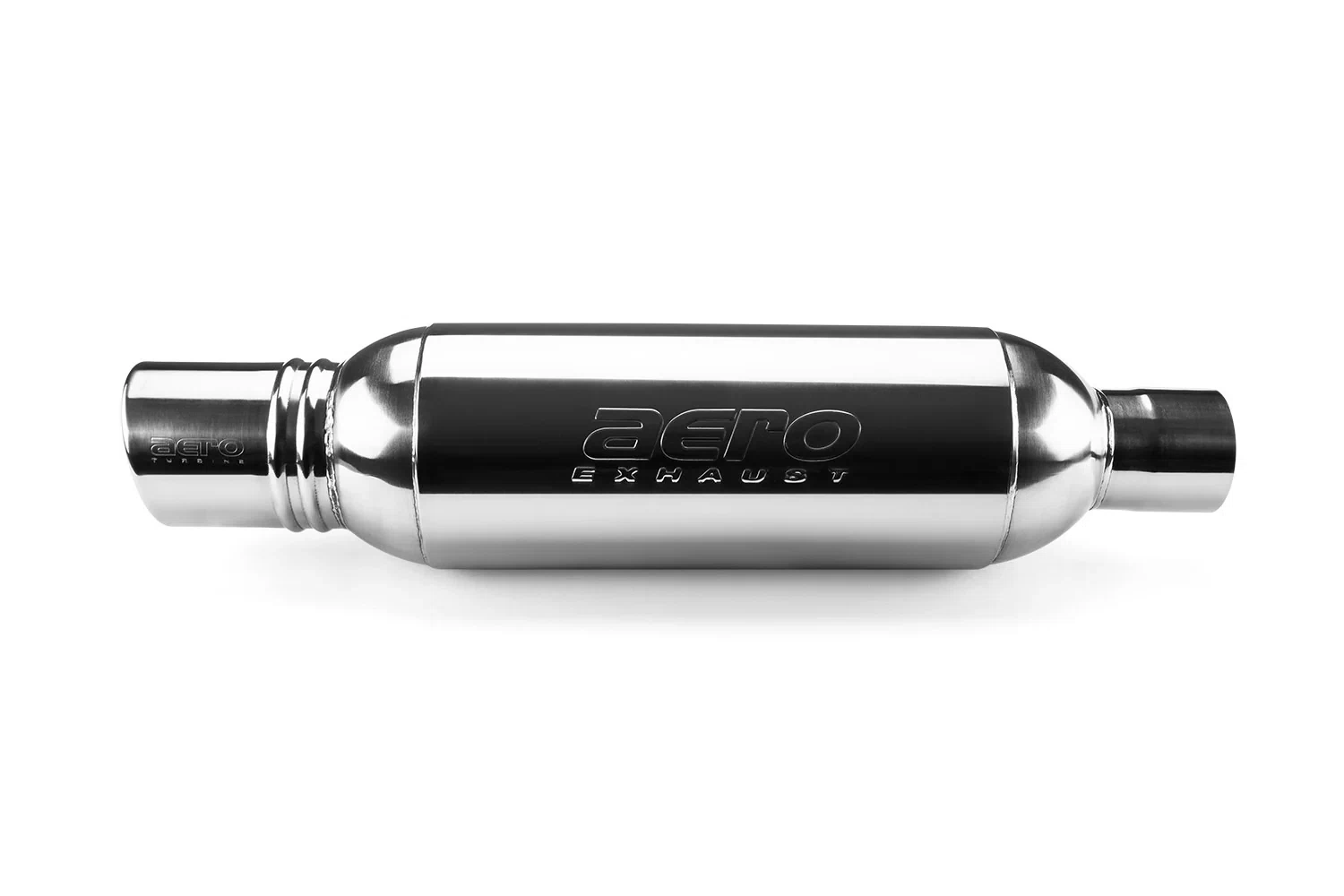 AERO Turbine XL Performance Muffler Polished 304 Grade S_S w_Tip-AT3040XL-JHPR